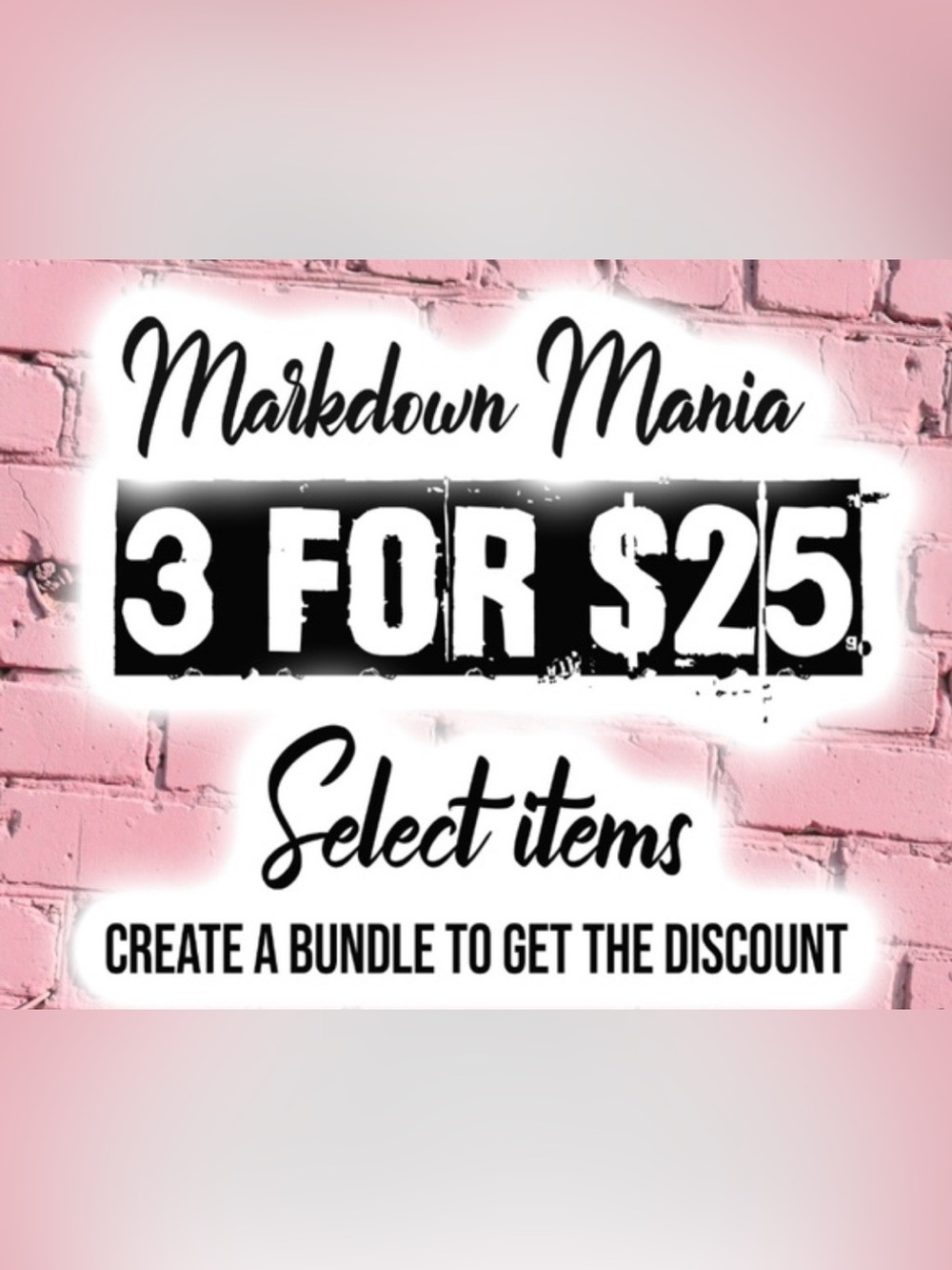 😃3 for $25 Smiley Face Promo